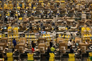 Actual Amazon Fulfillment Center